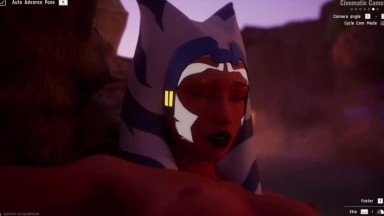 ahsoka tano takes big monster cock (wild life)