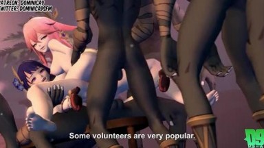 genshin girls get gangbanged and impregnated by hilichurls (Dominica9sfm)
