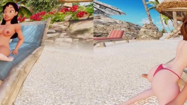 Nani x Aunt Cass in VR