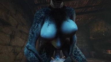 argonian girl using your dick (hoomanex)