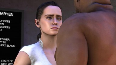 Star Wars - Rey's dark side surrender part1 remastered