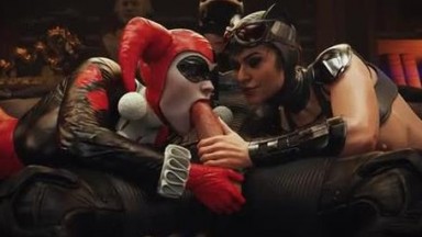 harley and selina sharing batman's cock (rescraft)