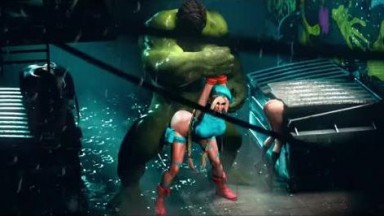 Marvel vs Capcom: Cammy and Hulk Fuck (Project Vega)